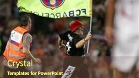  Presentation with bayern - Cool new presentation theme with barcelona-aug-22-an-unidentified backdrop and a tawny brown colored foreground