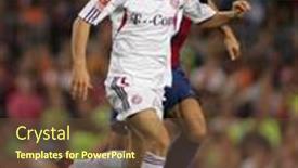  Presentation with bayern - PPT layouts consisting of barcelona-aug-22-german-player background and a tawny brown colored foreground