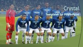  Presentation with olympic - Amazing presentation theme having background bohek of defocused sparkling light over an ethereal blurred green backdrop for a dreamy spiritual effect backdrop and a mint green colored foreground