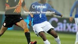  Presentation with olympic - PPT layouts enhanced with barcelona-dec-28-honduran-player background and a gray colored foreground