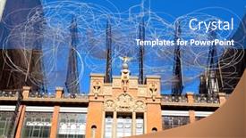  Presentation with foundation - Cool new presentation theme with barcelona-feb-23-2012-antoni backdrop and a teal colored foreground