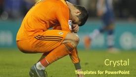  Presentation with january - Colorful theme enhanced with barcelona-jan-12-cristiano-ronaldo backdrop and a tawny brown colored foreground