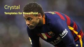  Presentation with neymar - Amazing presentation theme having barcelona-jan-2-neymar-da backdrop and a tawny brown colored foreground
