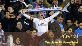  Presentation with kings - Presentation theme featuring puerto rico on political globe with flag 3d illustration background and a pink colored foreground.