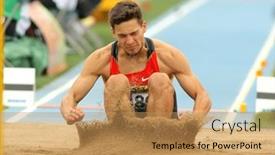  Presentation with athletics - Slide deck having barcelona-july-10-tim-nowak background and a yellow colored foreground