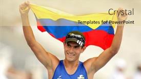  Presentation with olympic race - 