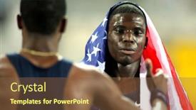  Presentation with athletics - Slide deck having barcelona-july-13-tyreek-hill background and a tawny brown colored foreground