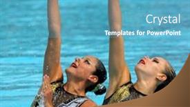  Presentation with espana - Audience pleasing presentation theme consisting of barcelona-june-18-mexican-synchro backdrop and a  colored foreground