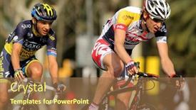  Presentation with mountain roads - Audience pleasing slide set consisting of barcelona-march-24-tim-wellens backdrop and a coral colored foreground