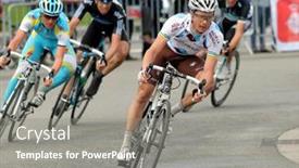 Presentation with rides - Audience pleasing PPT theme consisting of barcelona-march-27-ag2r-la backdrop and a gray colored foreground