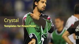  Presentation with kings - Slides consisting of barcelona-may-11-sami-khedira background and a tawny brown colored foreground