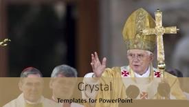  Presentation with joseph - Beautiful PPT theme featuring barcelona-november-7-pope-benedict backdrop and a  colored foreground