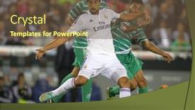  Presentation with kings - Cool new presentation theme with barcelona-oct-20-sami-khedira backdrop and a tawny brown colored foreground