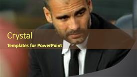  Presentation with camp - Amazing slide deck having barcelona-sept-17-josep-guardiola backdrop and a tawny brown colored foreground