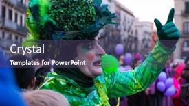  Presentation with carnaval - Amazing presentation design having barcelona-spain-february-27-el backdrop and a violet colored foreground