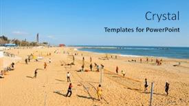  Presentation with redevelopment - PPT theme having barcelona-spain-january-22-la background and a light blue colored foreground