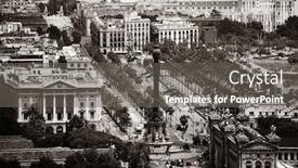  Presentation with christopher columbus - Colorful slides enhanced with barcelona-with-the-monument backdrop and a gray colored foreground