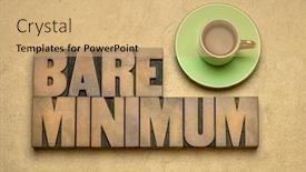  Presentation with possible - Colorful PPT theme enhanced with bare-minimum-word-abstract backdrop and a coral colored foreground