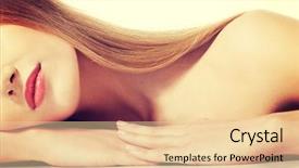  Presentation with woman and drugs - Cool new presentation design with bare women - beautiful naked topless caucasian woman backdrop and a lemonade colored foreground