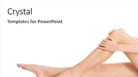  Presentation with nutritionist dietician dietitian food care - Amazing PPT layouts having barefoot - beautiful well-groomed female legs foot backdrop and a white colored foreground