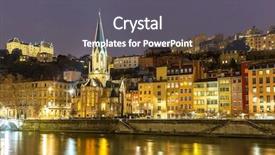  Presentation with church leadership - Audience pleasing theme consisting of barge - lyon night st georges church backdrop and a gray colored foreground