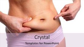  Presentation with big fat belly girl - Audience pleasing slide deck consisting of bariatric - woman fat belly overweight backdrop and a lemonade colored foreground