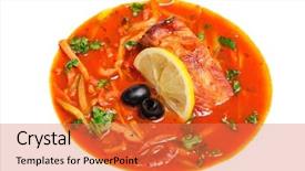  Presentation with russian - Amazing PPT theme having barilla - russian and ukrainian soup solyanka backdrop and a  colored foreground