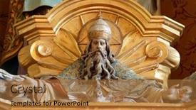  Presentation with lourdes - Slide deck enhanced with barilovicki-leskovac-croatia-july-02 background and a coral colored foreground