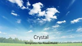  Presentation with sunny winter day the snow - Colorful slide deck enhanced with barley and sunny day backdrop and a light blue colored foreground