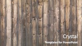  Presentation with texture - PPT theme featuring barn - high resolution old wooden wall background and a gray colored foreground