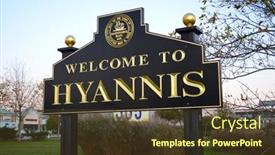  Presentation with cape cod - Theme enhanced with barnstable-massachuetts-nov-111-2017 background and a tawny brown colored foreground