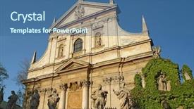  Presentation with paul - Colorful presentation enhanced with baroque church of st peter backdrop and a ocean colored foreground