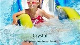  Presentation with wine barrel - Amazing slide deck having barrel of wine in old winery backdrop and a light blue colored foreground