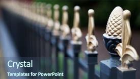  Presentation with soft gold of light - Cool new presentation with barrier gate - very narrow dept of field backdrop and a ocean colored foreground