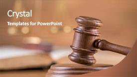  Presentation with justice and law - Cool new presentation with barrister justice concept legal system backdrop and a coral colored foreground