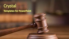 Presentation with justice - Cool new presentation theme with barrister justice concept legal system backdrop and a tawny brown colored foreground