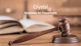  Presentation with justice - Colorful PPT theme enhanced with barrister justice concept legal system backdrop and a coral colored foreground