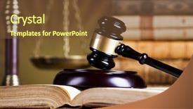  Presentation with legal - PPT theme featuring barrister justice concept legal system background and a tawny brown colored foreground