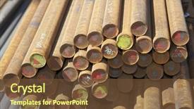  Presentation with carbon - Presentation with bars made of carbon steel background and a  colored foreground