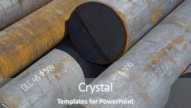  Presentation with steel bars - Cool new presentation theme with english bulldog lying down sleeping backdrop and a tawny brown colored foreground