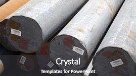  Presentation with steel bars - Cool new presentation with bars made of carbon steel backdrop and a dark gray colored foreground
