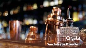  Presentation with old style - Cool new slide set with rocks of mediterranean coast with rare green plants backdrop and a violet colored foreground