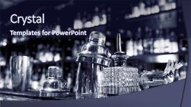  Presentation with bartender - Audience pleasing presentation consisting of bartender tools sitting on bar backdrop and a navy blue colored foreground