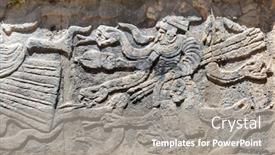  Presentation with indian heritage - Presentation featuring bas-relief-carving-with-indian background and a gray colored foreground