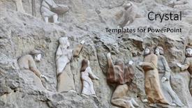  Presentation with cairo - Slides enhanced with bas relief from coptic church background and a light gray colored foreground