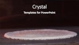  Presentation with base - Slide deck with base for pizza background and a black colored foreground