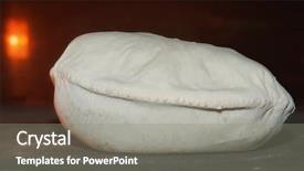  Presentation with base - Audience pleasing slides consisting of base for pizza backdrop and a gray colored foreground