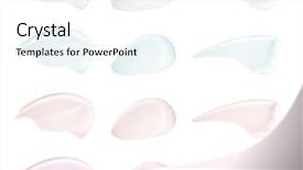  Presentation with cream - Theme with base oil - collection of face cream smears background and a white colored foreground