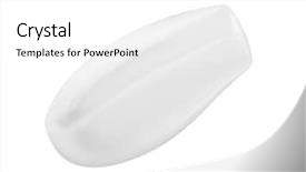  Presentation with cream - Cool new PPT layouts with base oil - smear of face cream backdrop and a white colored foreground