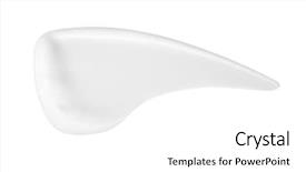  Presentation with face scrub cream - Audience pleasing theme consisting of base oil - smear of face cream backdrop and a white colored foreground